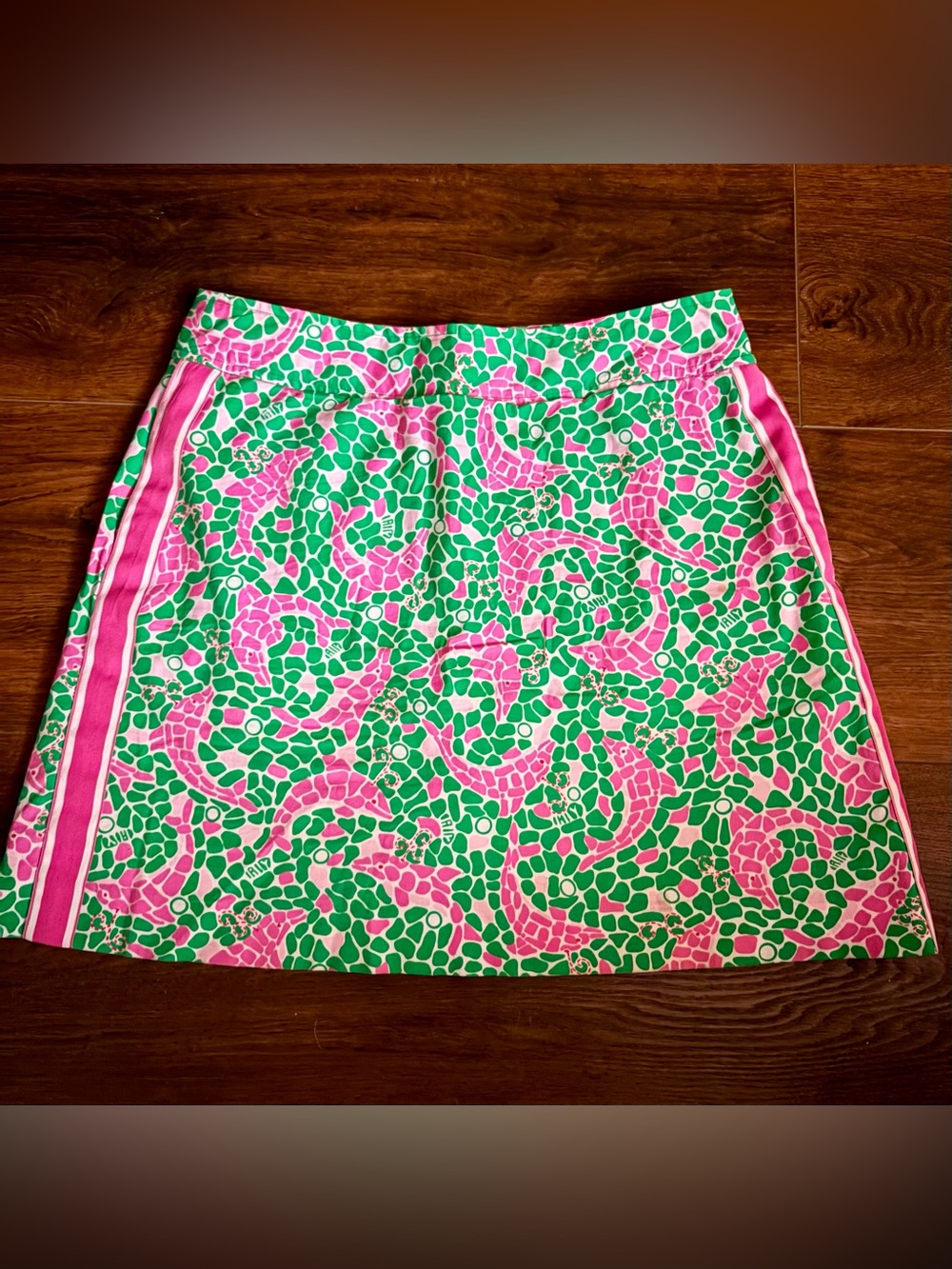 Lilly Pulitzer Golfins Mosaic Dolphin Print Skort Size 4